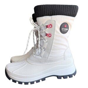 NEW Storm by Cougar Women's Fayth White Waterproof Winter Snow Boots Size 8 NWT